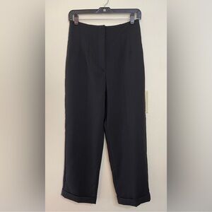 Zara Women’s Hight Waist Trousers Pant Black Size Small. NWOT
